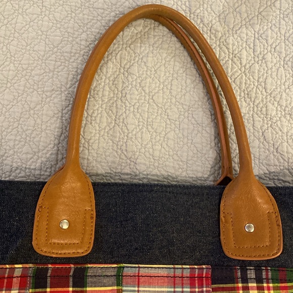 Vintage G.H.Bass Heritage Collection Madras Plaid handbag - Picture 7 of 14